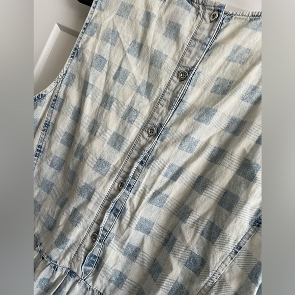 Love 2B free, 1x, plus, vintage, short dress, tunic top, plaid, fall, school - Picture 5 of 5